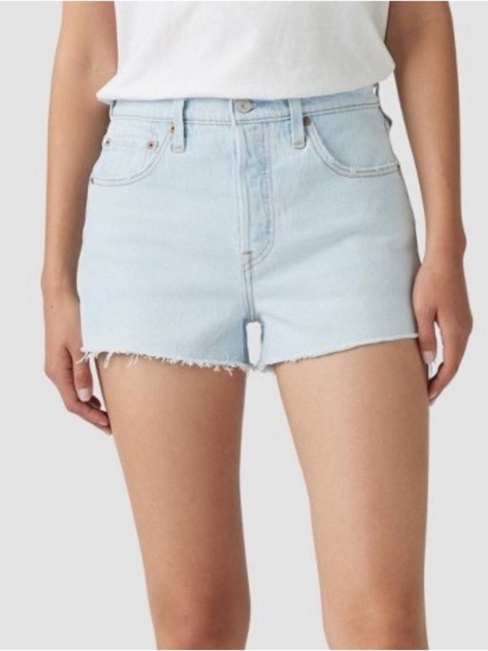 Levi Jean Shorts Light Wash Size 30